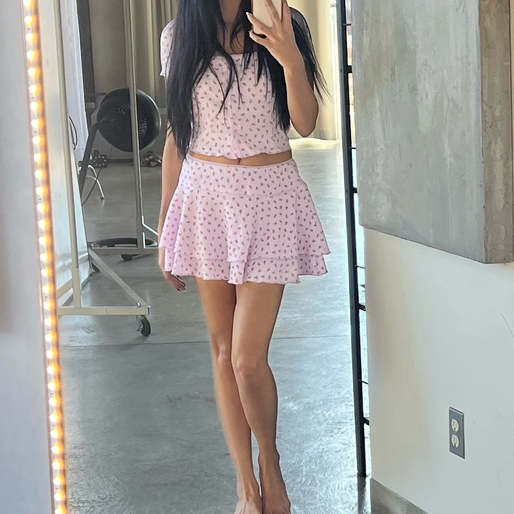 dELiA*s Light Pink Floral Set